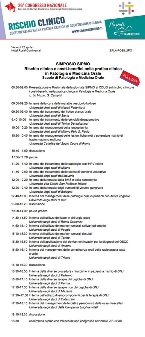 programma cduo 2019